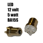 LED lampa - 5 watt - BA15S
