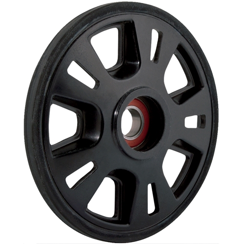 Boggiehjul 200x20mm svart