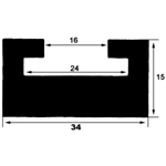 Slides, 133cm, vit (Yamaha)