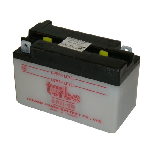 Batteri 6N11-2D, RINAB, batterier, tillbehör, snöskoter, moped, atv, cross