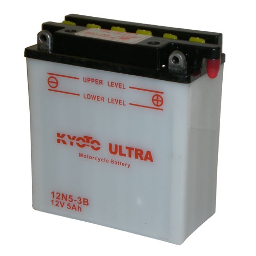 Batteri 12N5-3B, RINAB, batterier, tillbehör, snöskoter, moped, atv, cross