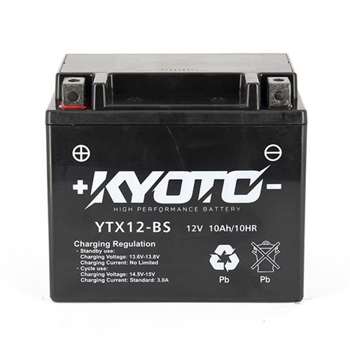 Batteri KYOTO SLA GTX12-BS, RINAB, batterier, tillbehör, snöskoter, moped, atv, cross