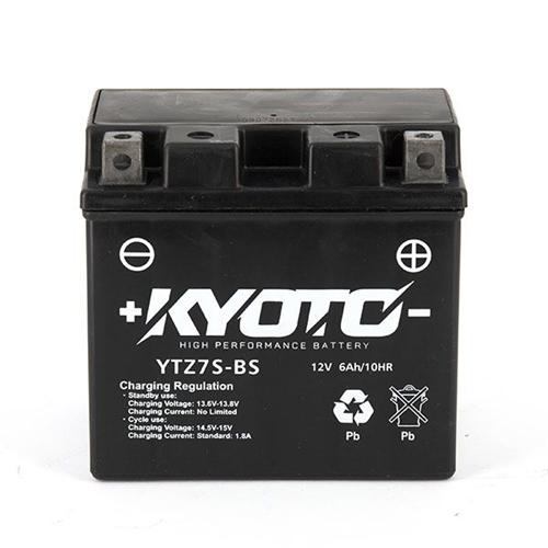 Batteri KYOTO SLA GTZ7S-BS, RINAB, batterier, tillbehör, snöskoter, moped, atv, cross
