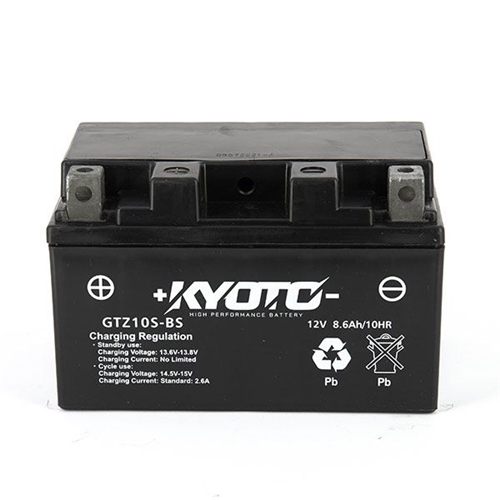 Batteri KYOTO SLA GTZ10S-BS, RINAB, batterier, tillbehör, snöskoter, moped, atv, cross