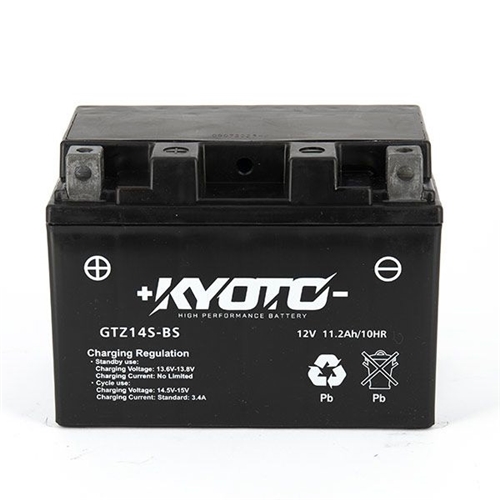Batteri KYOTO SLA GTZ14S-BS, RINAB, batterier, tillbehör, snöskoter, moped, atv, cross