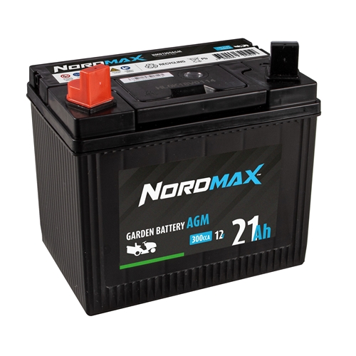 Batteri U1 Nordmax AGM, batteri, gräsklippare, RINAB
