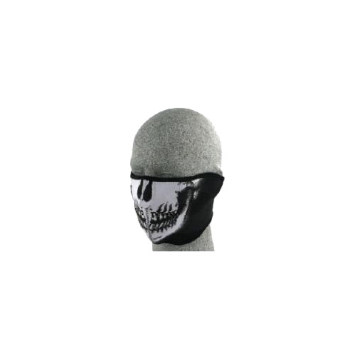 Facemask (halvmask) Dödskalle, personlig utrustning, RINAB