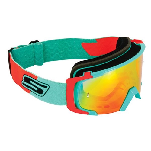 S-Line - SCRUB MX glasögon Blå / Orange, Personlig utrustning, reservdelar & tillbehör, RINAB