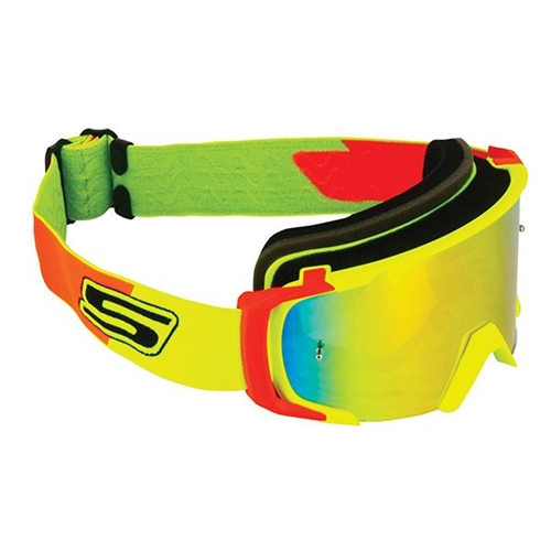 S-Line - SCRUB MX glasögon Gul / fluorröd, S-Line, Personlig utrustning, reservdelar & tillbehör, RINAB