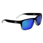 Solglasögon S-Line, matt svart, blå/grön