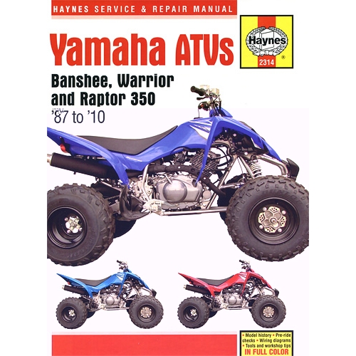 Verkstadshandbok Yamaha ATV