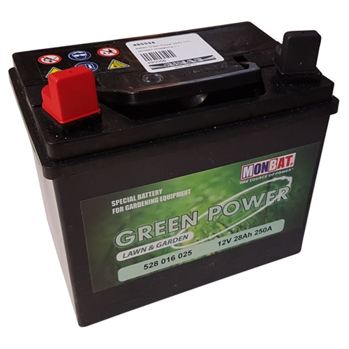 Batteri Green Power 28Ah (+/-)