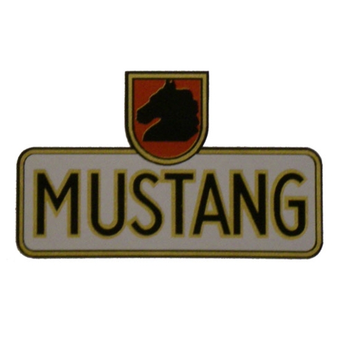 Dekal bakskärm/under sadel (Mustang), reservdelar och tillbehör till moped, RINAB