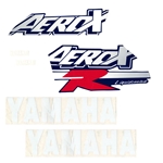 Dekalsats Yamaha Aerox Blå