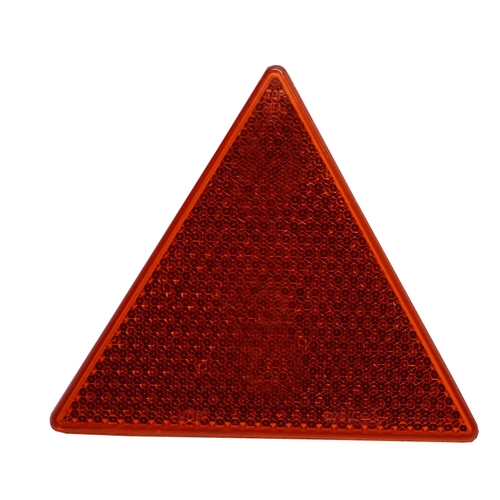 Triangelreflex, självhäftande, Röd (155x133x7 mm), reservdelar släpvagn, RINAB