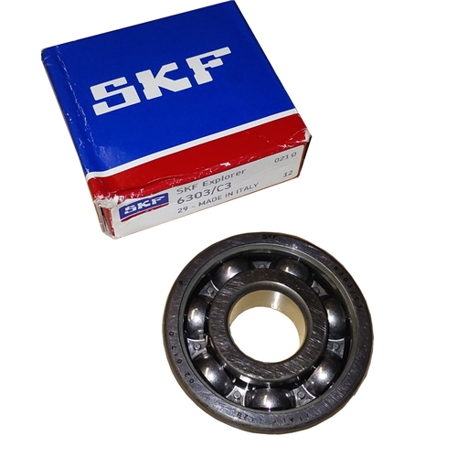 Lager SKF 6303 C3, reservdelar och tillbehör till moped, RINAB