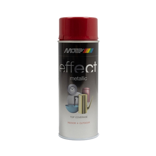 Färg, Röd Metallic (400ml), tillbehör, snöskoter, moped, atv, cross, släpvagn, RINAB, 