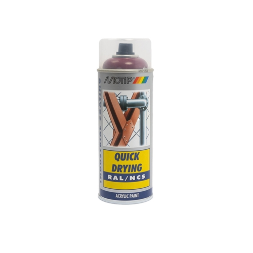 Färgspray MOTIP Vinröd 400ml, sprayfärg, RINAB