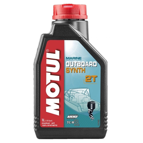 Motul Outboard synth 2T 1L, tillbehör, reservdelar, moped, rinab