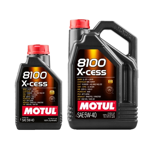 Motul 8100 X-CESS 5W40, oljor, RINAB