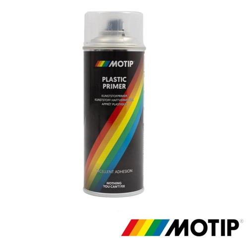 Plastprimer, transparent 500ml MOTIP, tillbehör, snöskoter, moped, atv, cross, släpvagn, RINAB, 