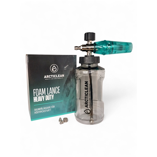 Arcticlean Foam lance - heavy duty, bilvård, rengöring, moped, släpvagn, snöskoter, rinab,