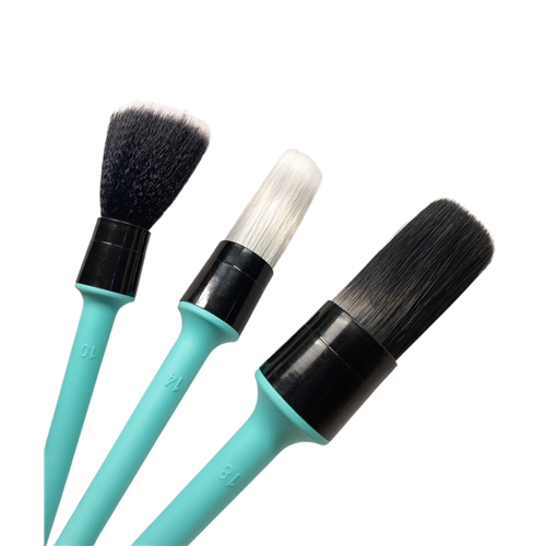 Arcticlean 3x detailing brushes - penselset, bilvård, rengöring, tillbehör, moped, släpvagn, snöskoter, rinab,