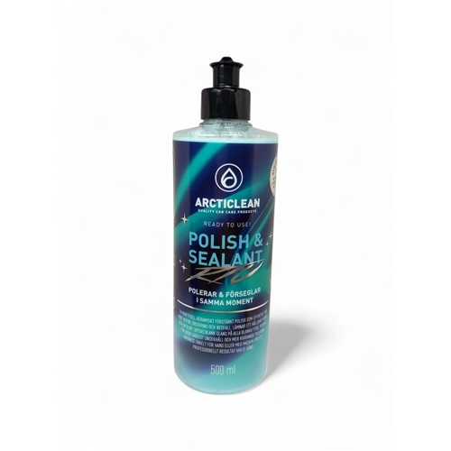 Arcticlean Polish & sealant - Vaxpolish 500ml, bilvård, rengöring, moped, släpvagn, snöskoter, rinab,
