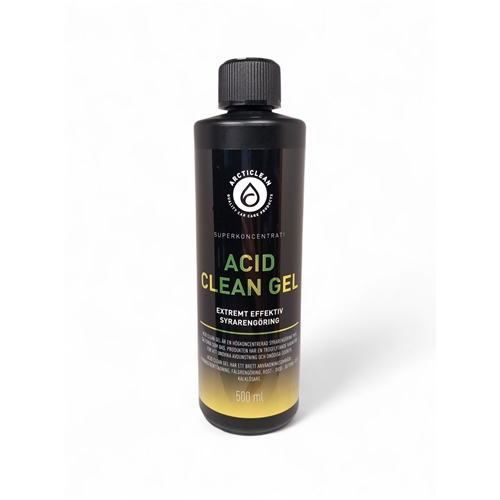Arcticlean Acid clean gel 500ml, bilvård, rengöring, moped, släpvagn, snöskoter, rinab,