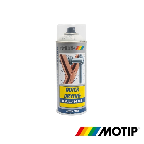 Färgspray MOTIP Vit 400ml, DT50, DT50MX, yamaha,  rinab, reservdelar, tillbehör, moped, mopeddelar, reservdelar moped, moppedelar, mopedrenovering, mopeddelen, mopedfantast, moped klass 2, veteranmoped
