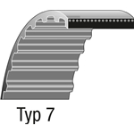 Kilrem Typ 7 - HTD 535-5M-15