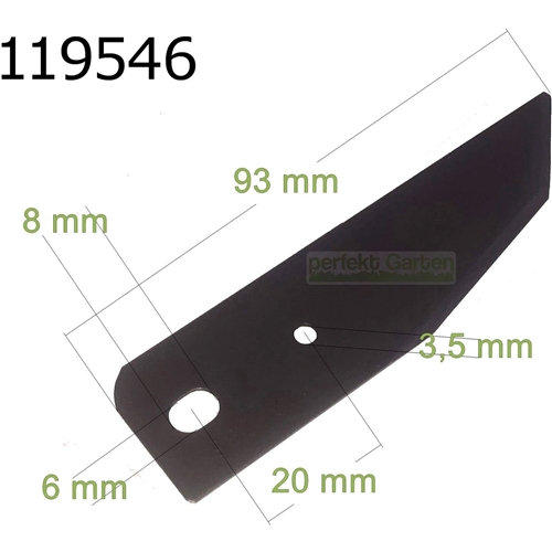 Knivsats Robot 24 x 93 mm, 6-p (AL-KO), RINAB