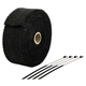 Avgasbandage 10m/Svart