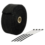 Avgasbandage 10m/Svart