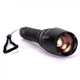 Ficklampa LED m. Zoom 300Lm - Uppladdningsbar