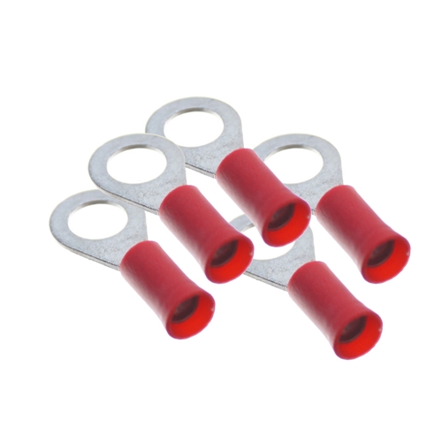 Kabelsko, ring Ø4mm (Isolerad, röd), tillbehör, reservdelar, snöskoter, moped, cross, rinab