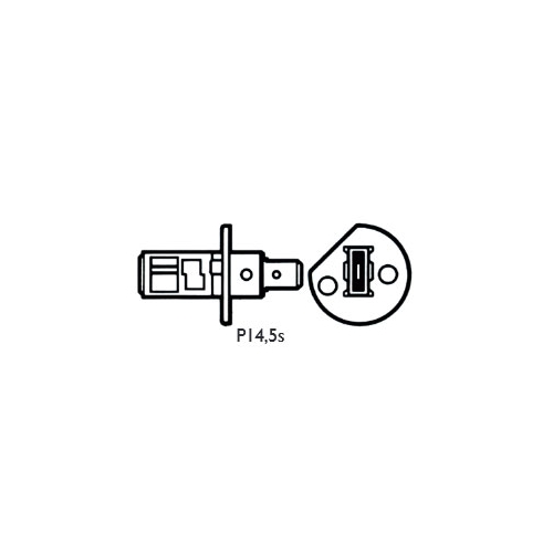 Glödlampa H1 24V 70W (P14,5s)