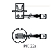 Glödlampa H3 24V 70W (PK22s)