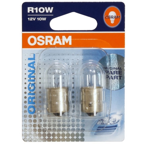 Glödlampor BA15s 12V 10W 2-p OSRAM, glödlampor, RINAB