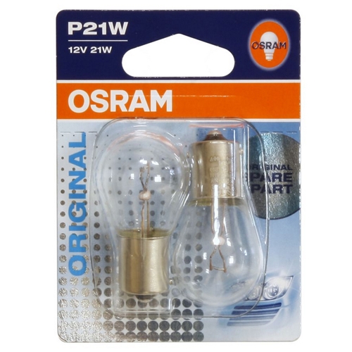 Glödlampor BA15S 12V 21W 2-p OSRAM, glödlampor, RINAB