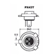 Glödlampa HS1 (H4) PX43T 35/35W - FLÖSSER