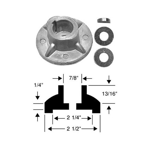 Knivfästesats 7/8" - 22 mm (Stiga)