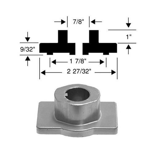 Knivfäste 22 mm (HVA, Jonsered mfl.)