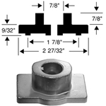 Knivfäste 22 mm (7/8") (HVA, Jonsered mfl.)