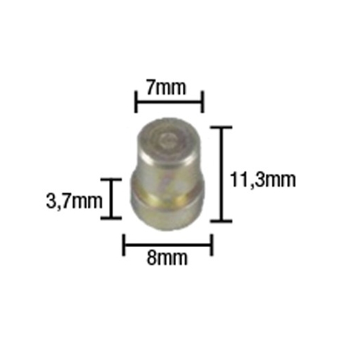 Brytpinne 7 mm mulcherknivfäste (HVA, Jonsered)