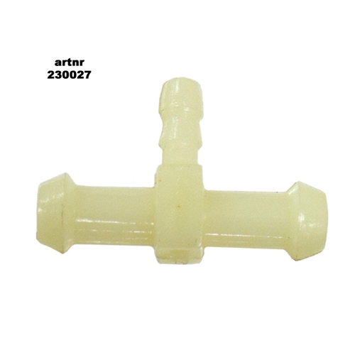 T-koppling, plast 3x6x6mm, reservdelar, RINAB