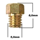 Munstycke Mikuni (5,0 x 8,0mm) "Lilla sexkant"