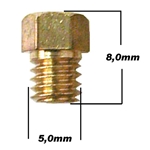 Munstycke typ Mikuni (5,0 x 8,0mm) "Lilla sexkant"