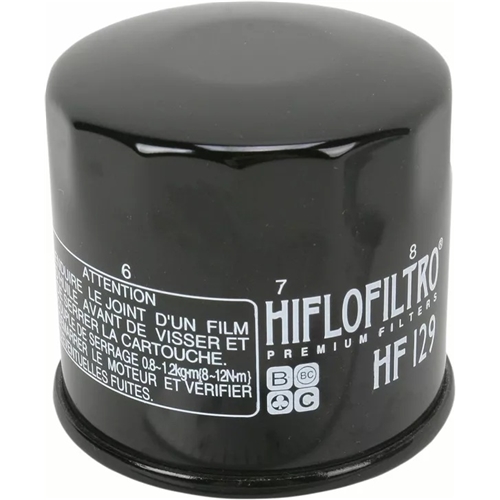 Oljefilter HF129 (Arctic Cat), reservdelar snöskoter, RINAB