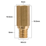 Munstycke 5mm sexkant (Kehin PJ/PWK)